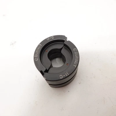 Burndy U-C Crimper Crimping U die Hydraulic Crimp Brown tap index C - Image 1 of 4