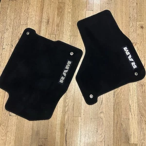 Dodge Ram Black 5LX10 Floor Mats Front Right & Left Carpet OEM - Picture 1 of 7