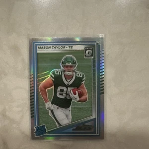 Holograma de vista previa de novatos Mason Taylor 2025 Donruss de fútbol americano con clasificación óptica # 328 - Imagen 1 de 2