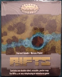 Rifts - Forest Glade/Nexus Point Double-sided Poster Map - Picture 1 of 2