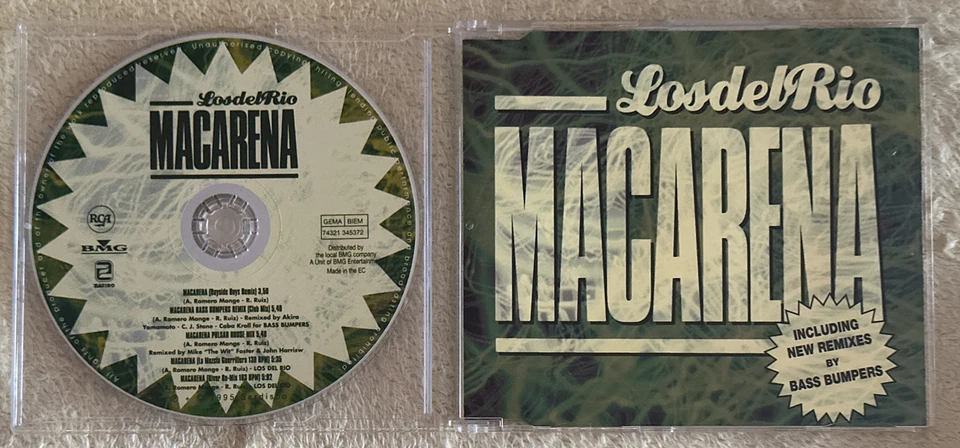 LOS DEL RIO - MACARENA - Maxi CD / Audio CD - KULT - Remixes - Bild 1 von 2