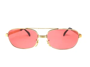 Polaroid Sunglasses Men Ages 80 Lens Red Vintage Metal New Italy - Picture 1 of 5