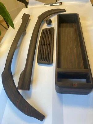 Fits For Mercedes-Benz Wood Trim Set Dashboard 230sl 280sl Pagoda Ebony Walnut - Изображение 1 из 3