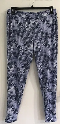 Lucky Brand 休闲裤大码睡衣蓝色色调弹性无口袋女式 — 第 1/3 张图片