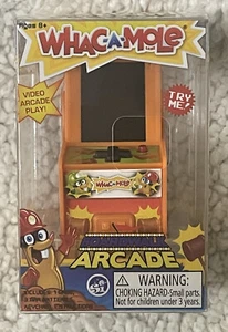 WHAC-A-MOLE Piccolo gioco arcade Boardwalk retrò mini bambola elettronica giocattolo da scrivania - Foto 1 di 5