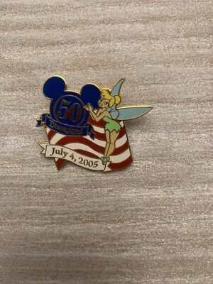 DISNEYLAND CAST EXCLUSIVE 4TH OF JULY 2005 50th TINKER BELL PIN - Image 1 of 2