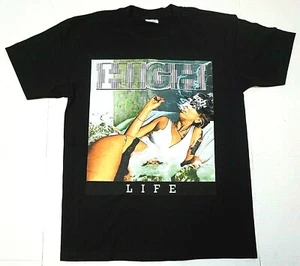 MARIJUANA HIGH LIFE T-shirt Weed 420 Kush Blunt Smoke Tee Men's 100% Cotton New - Picture 1 of 2