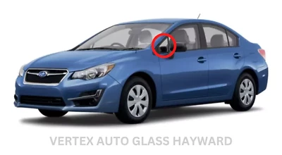 12-16 Subaru Impreza 13-17 XV Crosstrek Driver lado derecho ventilación delantera vidrio 25462 Foto 1 de 2