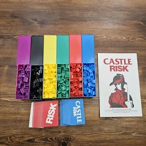 1990 Risk and Castle Risk Board Game Vintage Replacement Parts Soldiers Armies - Picture 1 of 8