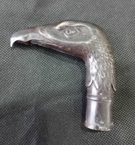 Metall Adlerkopf Gehstock Stockgriff - Bild 1 von 4