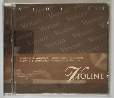 Violine, Vivaldi, Bach, Kreisler, Tschaikowsky, Sarasate, Mendelssohn Klassik CD - Bild 1 von 3