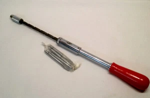 Hilka 500 MM Spiral Ratchet Driver Screw Driver NOS Wooden Handle Quality Tools - Picture 1 of 4