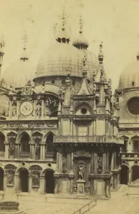 Italie Venise Palais Ducal ancienne Photo CDV Ponti 1870 - Picture 1 of 3