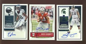 (3) 2015/2016 PANINI/SCORE RC AUTOS - JACK CONKLIN, NICK VANNETT, ERIC ROWE !! - Picture 1 of 2
