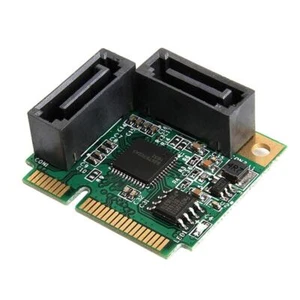 Mini PCI-Express to 2xSATAIII 6Gbps Controller Card Adpater Support hot swap - Picture 1 of 6