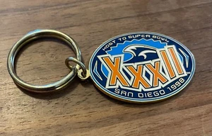 Vintage Super Bowl XXXII San Diego Wave Super Bowl Keychain - Picture 1 of 1
