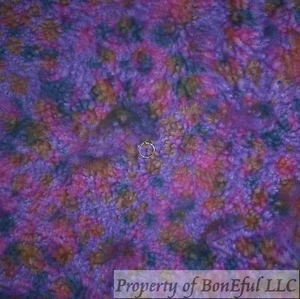 BonEFul FQ Cotton Quilt Purple Blue Dot Ocean Water Pink Sea Coral Blender Batik - Picture 1 of 14