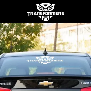 Car sticker Transformers Autobot 15'' White Vinyl Windshield Window Decal TF39 - Bild 1 von 4