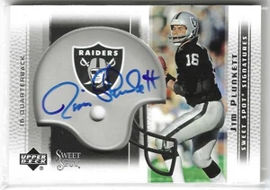 2005 Upper Deck Sweet Spot Signatures Jim Plunkett Auto - Picture 1 of 2
