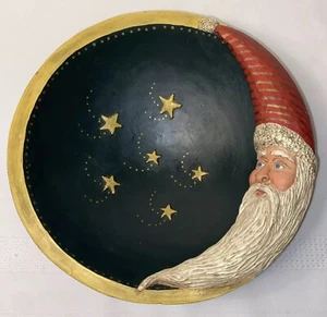 KURT ADLERS MANN IM MOND WEIHNACHTSMANN HIMMLISCHE SCHALE, STERNE, 9,75" - Bild 1 von 14