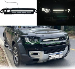 Cubierta de rejilla superior con capucha central frontal con luz LED para Land Rover Defender 20 ~ 23 W - Imagen 1 de 10