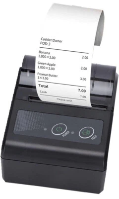 753 Bluetooth 50 to 80mm/s Portable Thermal Pocket Printer 1.89" print width - Image 1 of 4
