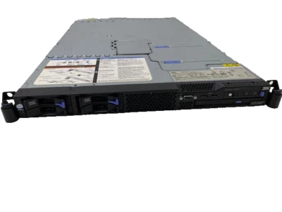 IBM x3550 1U Server 2x Xeon E5420 2.5Ghz, 8GB RAM, 1X 73GB HDD, ES1000, 2X PSU - Image 1 of 3