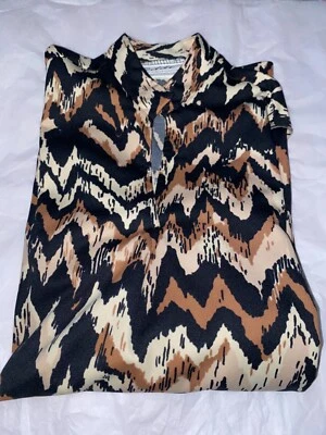 MUJER PRECIOSO TOP CUELLO EN V MARCA TEDDI DE CALIFORNIA TALLA 10 MULTICOLOR Foto 1 de 4