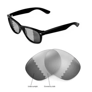 Walleva Replacement Lenses for Ray-Ban Wayfarer RB2132 55mm - Multiple Options - Picture 1 of 13
