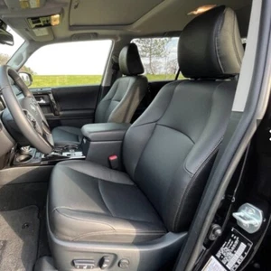 FOR 2005-2024 TOYOTA 4 RUNNER MOTOPTES CUSTOM CAR SEAT LEATHER COVERS WATERPROOF - Picture 1 of 12