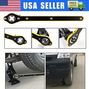 Car Scissor Jack Ratchet Wrench Tire Wheel Lug Handle Labor-saving Repair Tool - Picture 1 of 14