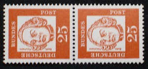 Bund, Nr. 353 yI R lumogen Papier ** LUXUS , mit Nr. gerade 4stellig , RRR ! - Bild 1 von 3