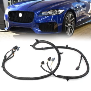 Front Bumper Wiring Harness T2H27971 Fit Jaguar XF XFL 2015-2020 Black Car - Imagen 1 de 9