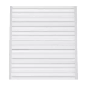 4pcs/8pcs Slatwall Panels Garage Storage Panel Organizer 1' H x 4' W White - Picture 1 of 9