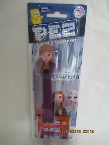 PEZ + SÜSSIGKEITEN & SPENDER + DISNEY + FROZEN II + "ANNA" + KOMMT MIT 3 SÜSSIGKEITEN + - Bild 1 von 3