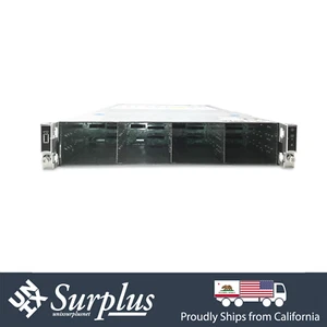 Intel 2U DDR4 Server 12 Bay SAS-3 LFF 2x 1100W PSU 3008 SAS controller Quad port - Picture 1 of 7