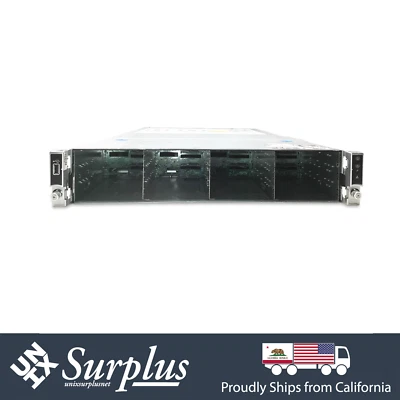 Intel 2U DDR4 Server 12 Bay SAS-3 LFF 2x 1100W PSU 3008 SAS controller Quad port - Image 1 of 4