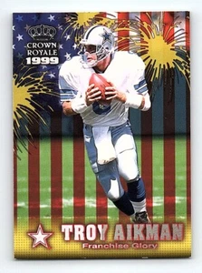 1999 Pacific Crown Royale Troy Aikman Dallas Cowboys #3 - Bild 1 von 2