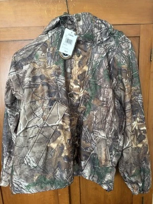 Cabelas Herter’s Foul T Rain Jacket Realtree Xtra Size Large NWT - Image 1 of 4