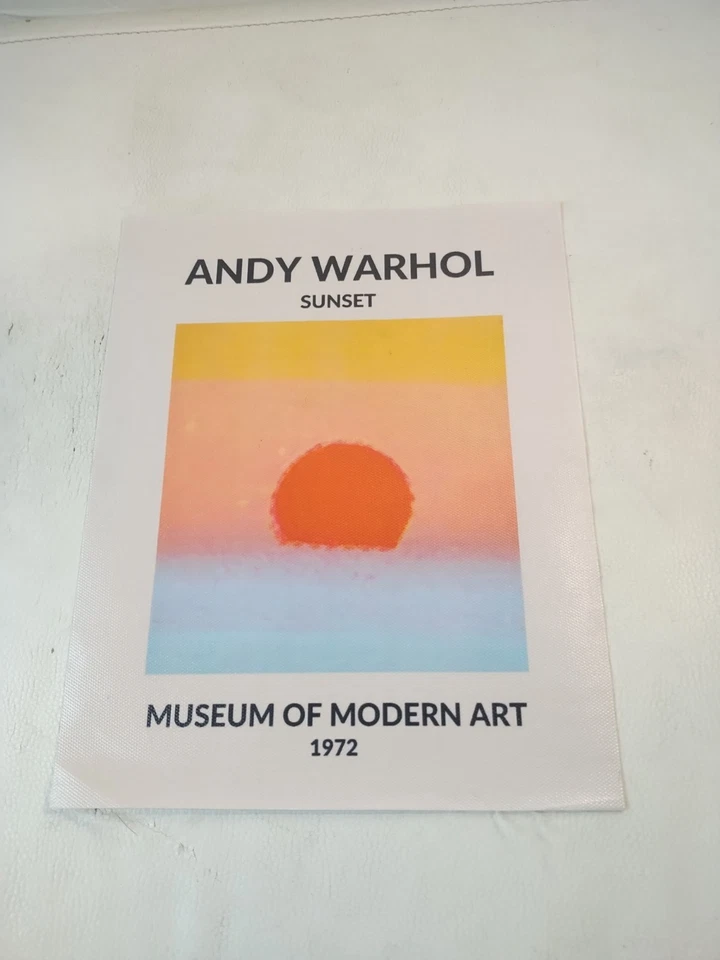 Энди Уорхол закат холст печать музей современного искусства 1972 без рамок 10 «L x 8» W - Изображение 1 из 1