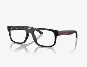 Prada Linea Rossa Sport 04QV  DG01O1 54/18/145 Matte Black Eyeglasses - Picture 1 of 5