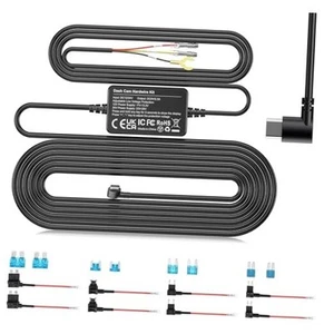 Dash Cam Hardwire Kit, 11.5ft USB C Car Dash Camera Charger Power Cord, 8 - Picture 1 of 8