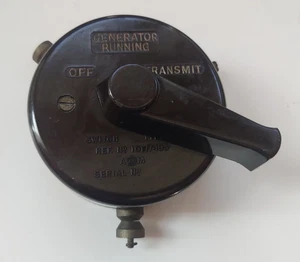 INTERRUPTOR RADIO MILITAR RAF segunda guerra mundial tipo 44 ref no: 10f/7493 - Imagen 1 de 7