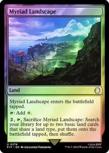 MTG Fallout Myriad Landscape (#274) x1 Foil Uncommon Land NM/M - Picture 1 of 1