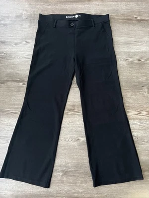 Betabrand Black Full Length Bootcut Pants Womens Large Petite - Image 1 of 4