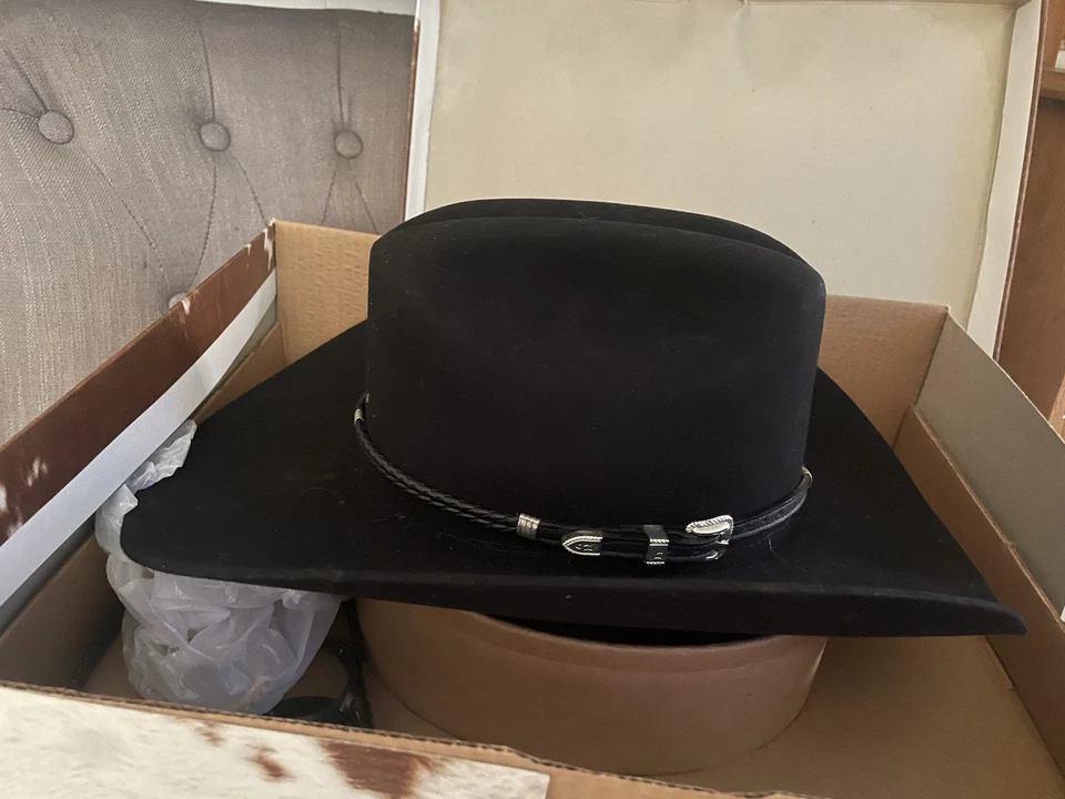 Resistol XXX Genuine Fur Felt Cowboy Hat Excellent Condition Size 7 1/4 L Unisex - Image 1 of 4