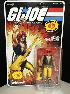 2025 G.I.Joe 3.75 O-ring Zartan Cold Slither Super7 GIJoe New Sealed Hasbro - Image 1 of 2