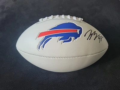 Joey Bosa Buffalo Bills Autografiado Firmado NFL Bills Tamaño Completo Fútbol con Certificado de Autenticidad Foto 1 de 4