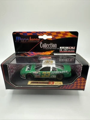 Race Image Ken Schrader No. 33 Chevy Monte Carlo Green Die Cast 1:43 - Image 1 of 2