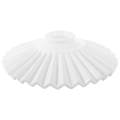 Pleated Lamp Shade Ceramic Lampshades for Chandelier Hanging Light Ceiling - Image 1 of 4